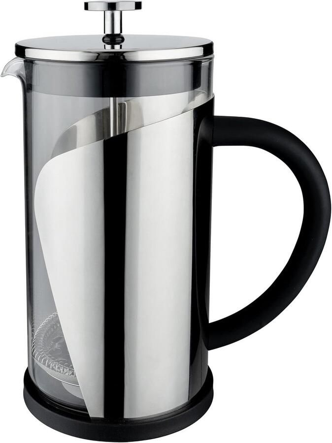 RVS French Press Koffiezetapparaat 800ml Cafetière voor 6 Koppen