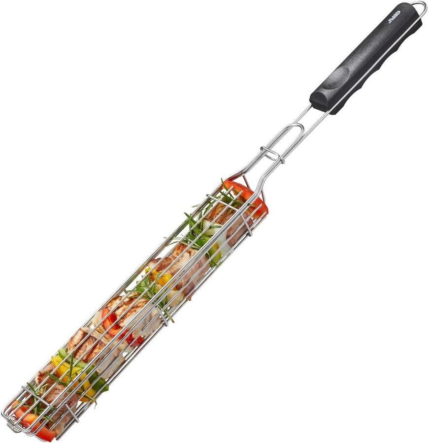 RVS Grillmand voor Groenten en Spiesjes Vaatwasmachinebestendig