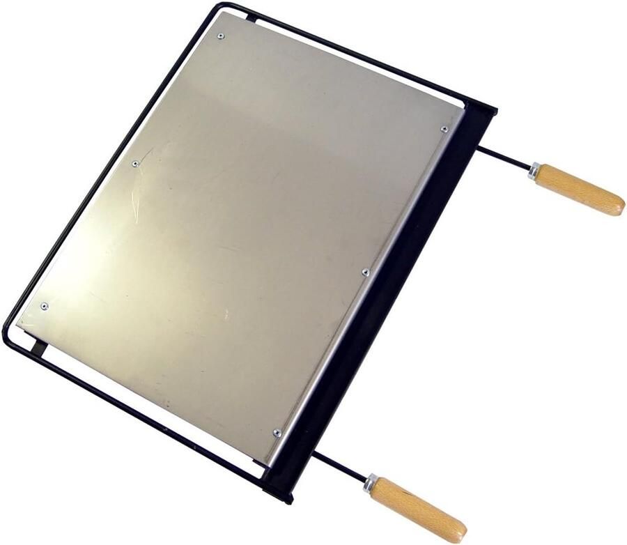 RVS Grillplaat 49 x 41 cm Duurzame Bakplaat voor Buiten Koken