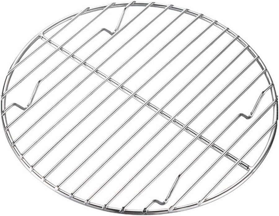 RVS Grillrooster Rond BBQ Rooster voor Grillen en Bakken