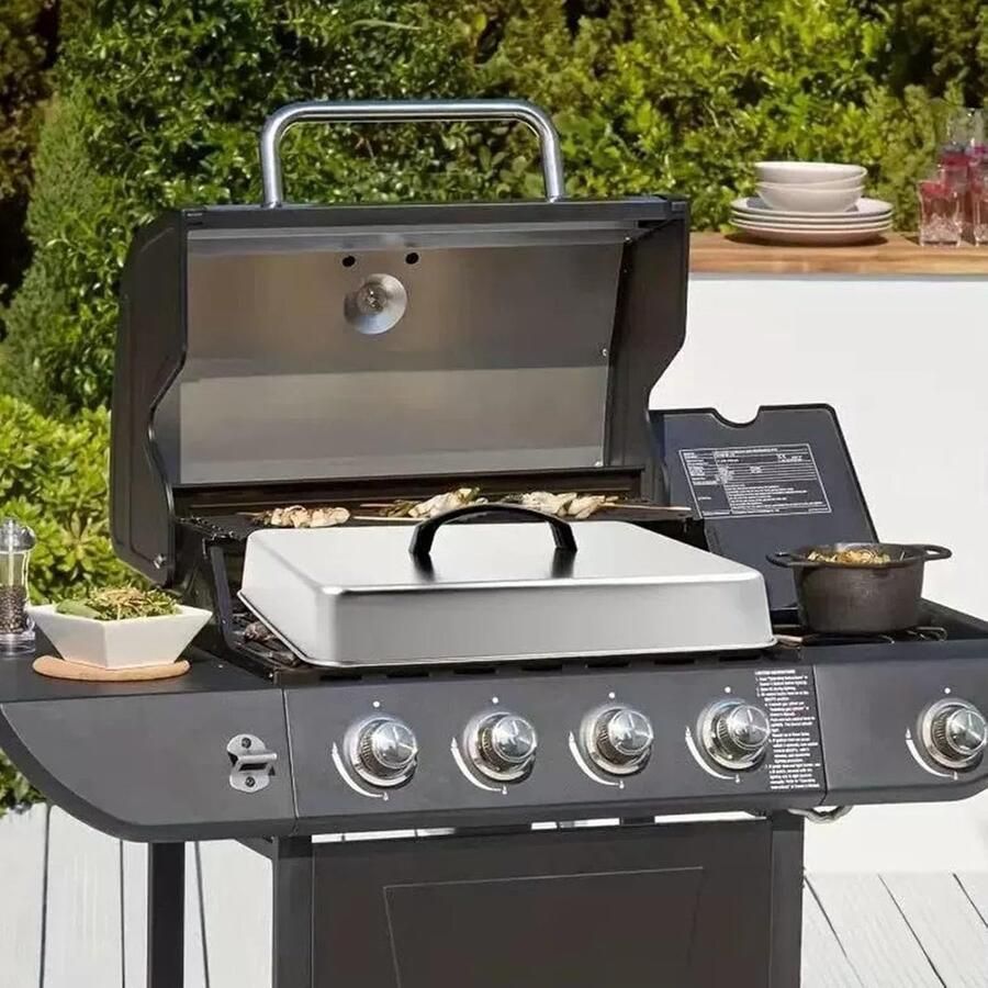RVS Kaas Smeltkoepel Grill Deksel Bakplaat Gelijkmatig Smelten Voedselveilig Roestvrij Staal Keuze Uit 3 Maten Zilver