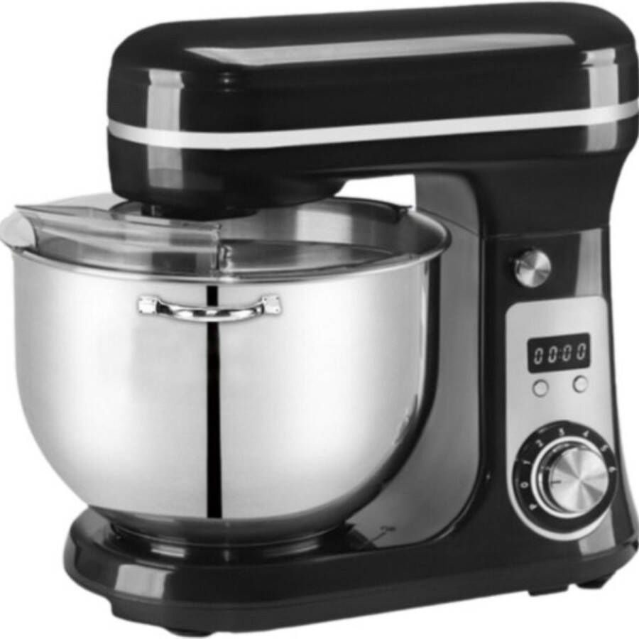 RVS Keukenmixer 6L Professionele Deeg- en Kneedmachine 4KG Capaciteit