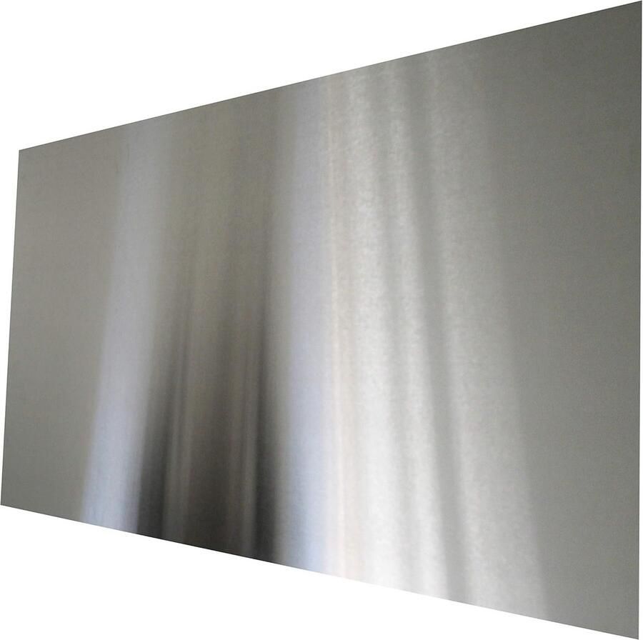 RVS Keukenspatwand Geborsteld 60x30 cm – Muurbescherming Achter Fornuis of Spoelbak
