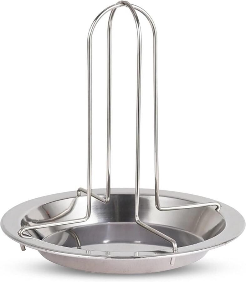 RVS Kip Rooster Rek voor Oven en Barbecue Inklapbaar en Non-Stick