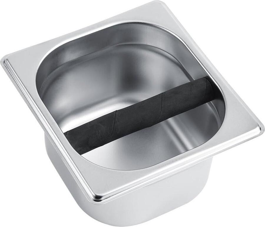 RVS Knock Box met Klopgereedschap voor Filterkoffie Essentiële Accessoires voor Koffiemachines