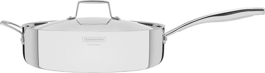 RVS Koekenpan 30 cm 5 6 Liter Vaatwasmachinebestendig en Geschikt voor Inductie