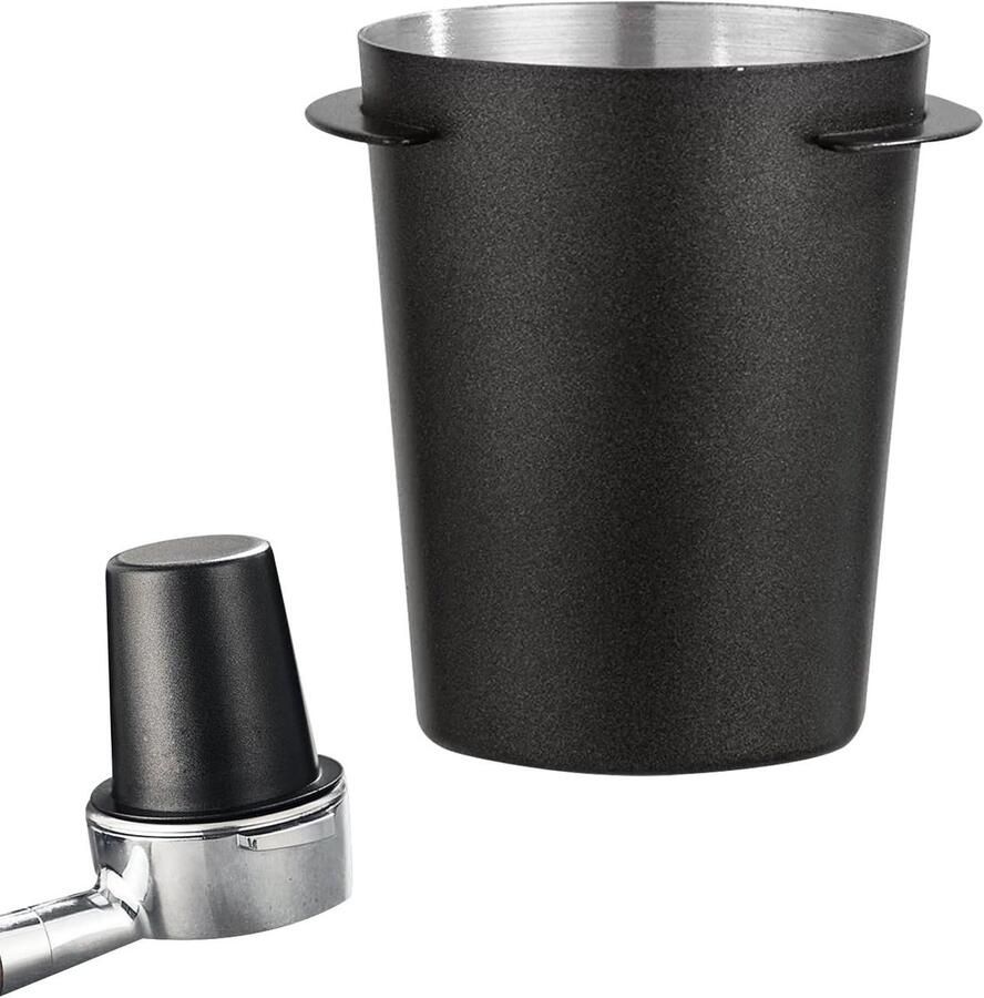 RVS koffie dispensator van 54 mm barista accessoires geschikt voor espresso en filterhouder ideaal voor koffieliefhebbers en barista's