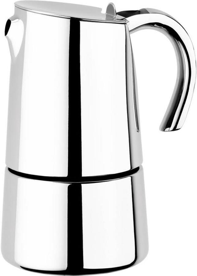 RVS Koffiezetapparaat voor Inductie 4 Kops