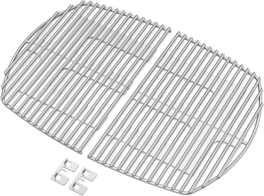 RVS Kookgrill Rooster Fit Weber Q300 Q320 Q3000 Q3100 Q3200 Serie Gas Grill