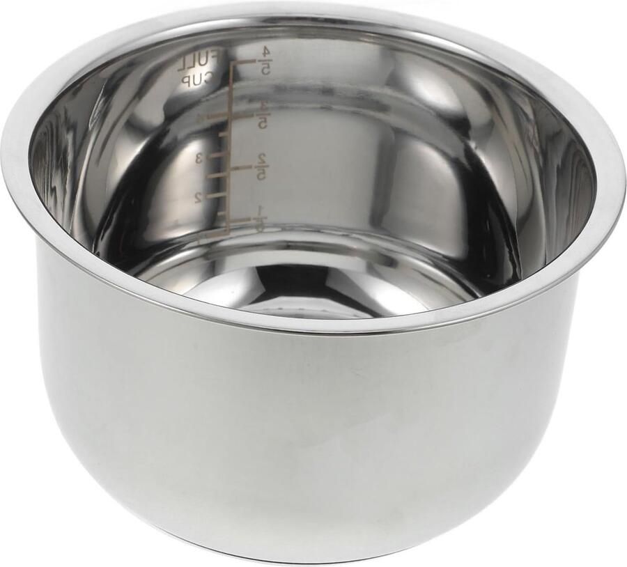 RVS Kookpan Vervanging voor Elektrische Rijstkoker Dikke Binnenpan voor Dagelijks Gebruik en Keukenaccessoires