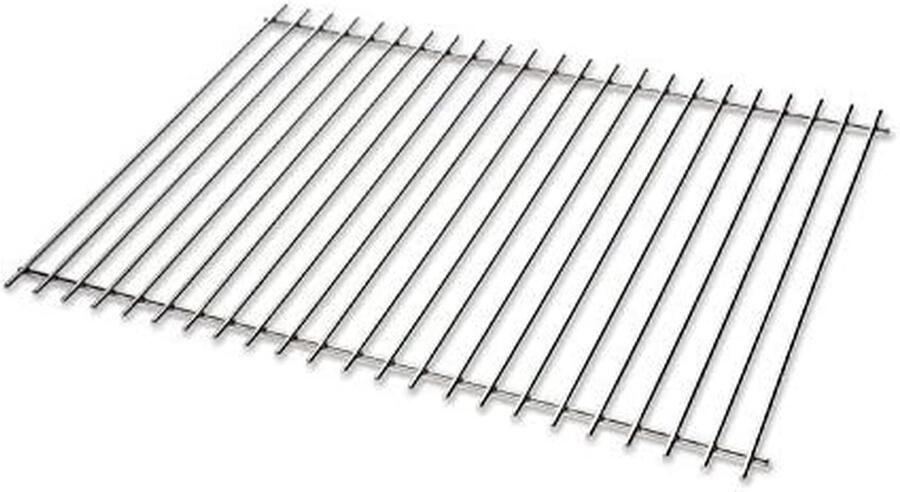RVS Kookrooster Grillrooster Barbecue Buiten Koken Inkortbare Constructie 50x37cm Zilver