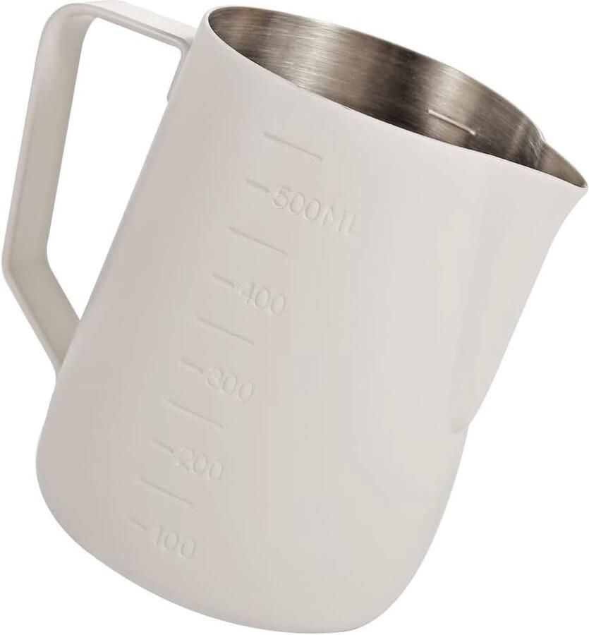 RVS Melkkan 600 ml voor Espresso en Koffie Perfect voor Melkschuim en Latte Art - Foto 1