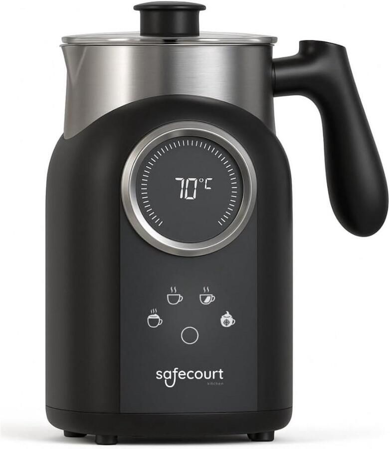 RVS Melkopschuimer 4-in-1 Automatisch voor Warme en Koude Schuim