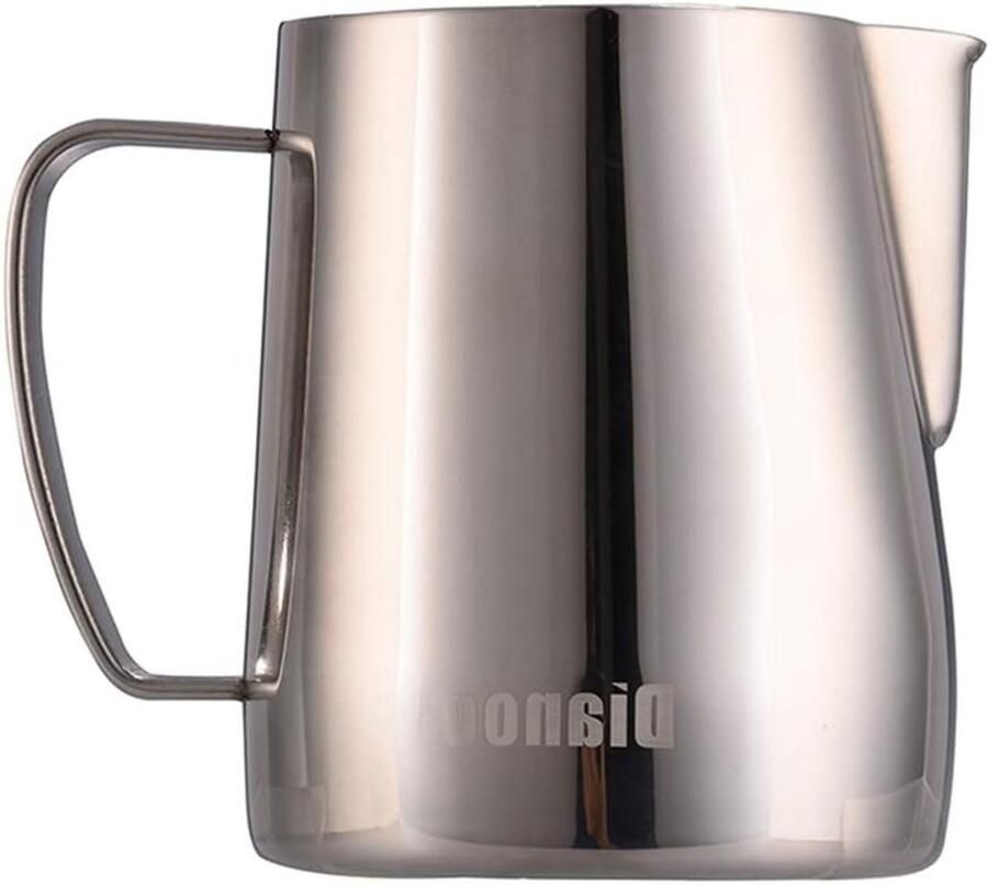 RVS Melkopschuimer Pitcher voor Latte Art en Espresso 600ML Koffie Accessoire voor Cappuccino en Melkopschuimen