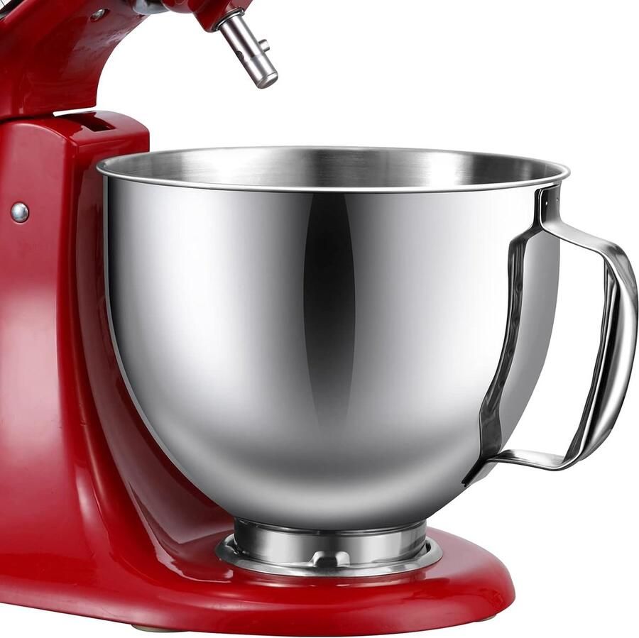 RVS Mengkom Keukenmachine Kom Bakken en Mixen Vaatwasmachinebestendig 4.73 Liter Zilverkleurig
