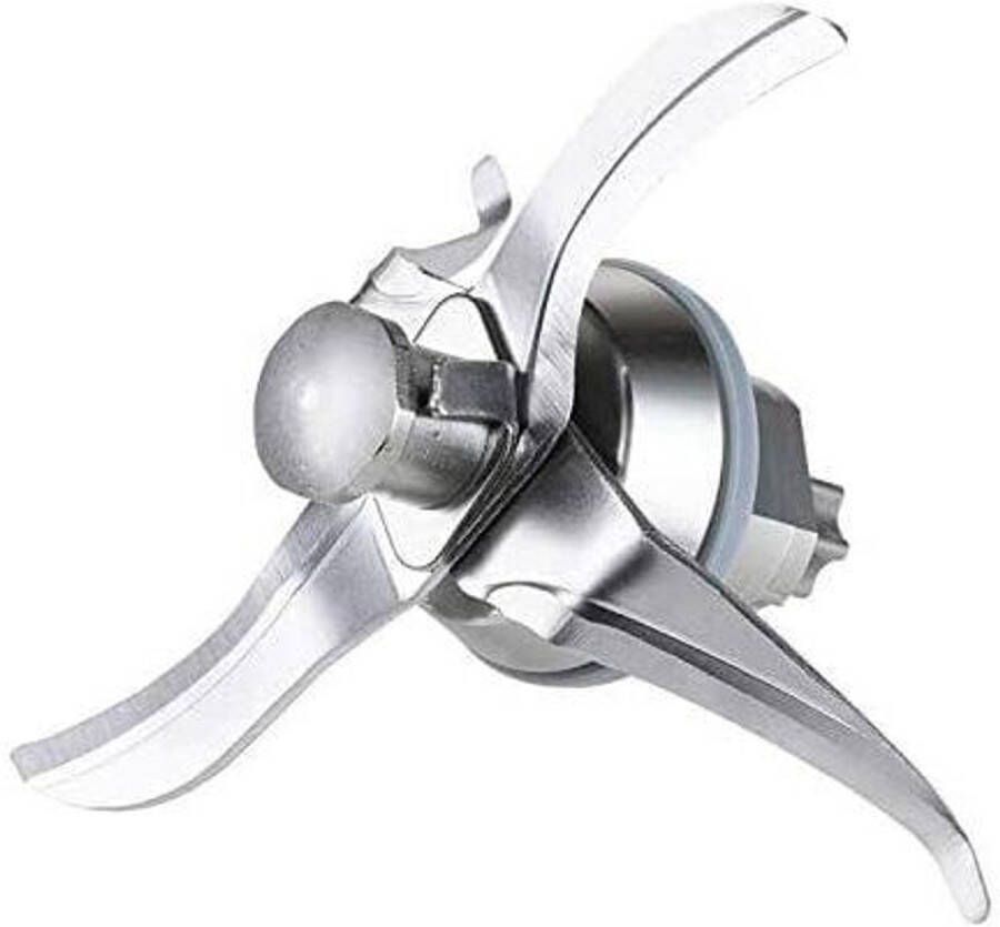 Rvs-mes voor Thermomix Rvs-mes voor Thermomix 4-blad design met afdichting 1 stuks Voor keukenrobot gebruikers Zilver