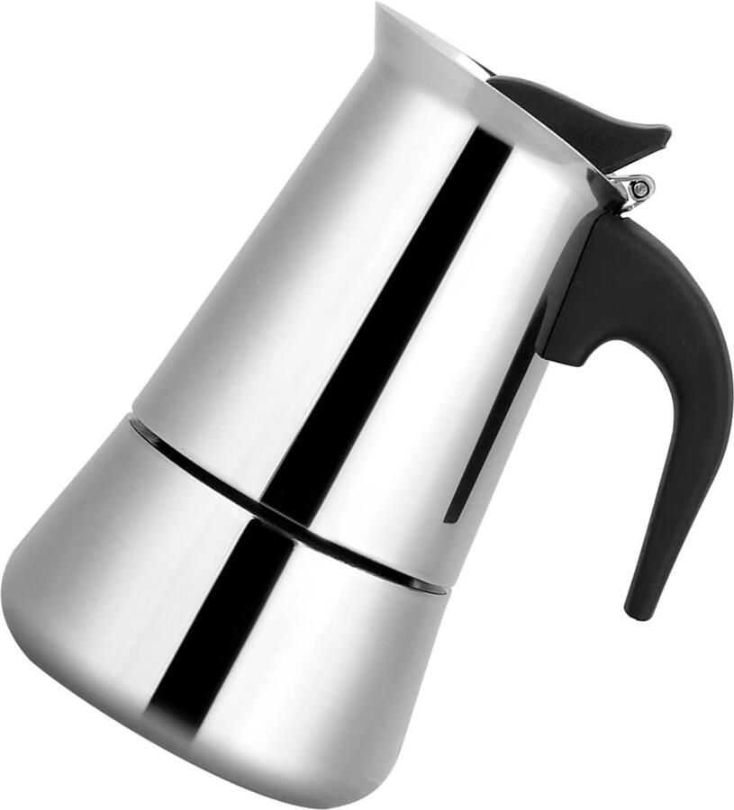 RVS Moka Pot Koffiezetapparaat voor Espresso Voor 2 tot 9 Kopjes