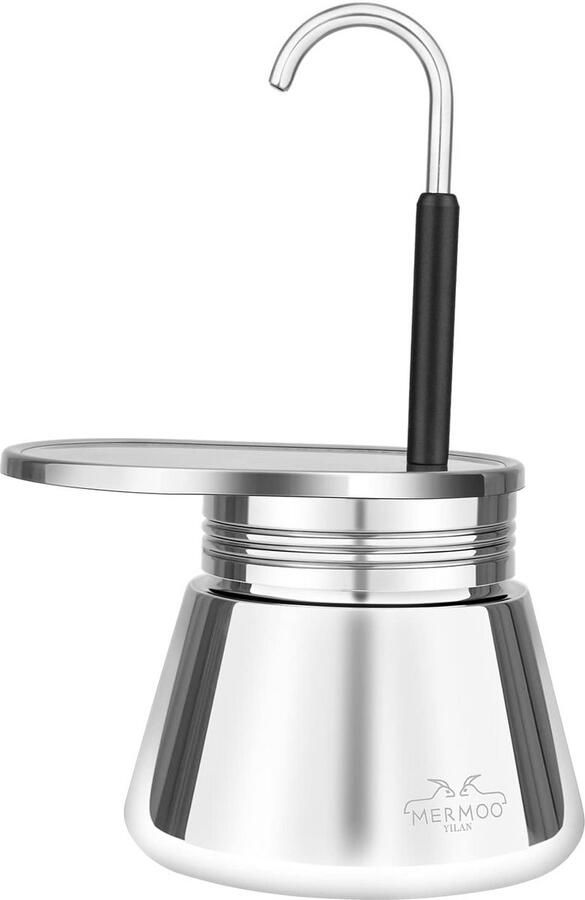 RVS Mokka Express Koffiezetapparaat voor Kookplaat en Camping 200ml