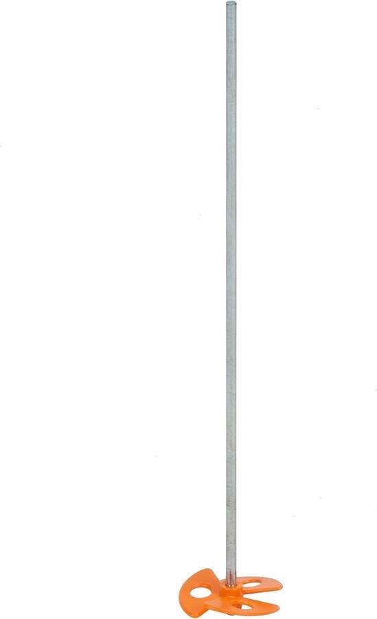 RVS Roerstaaf Mengen Spiraal Verf Mengen Kunststof Propeller 60mm Mand Zilverkleurig