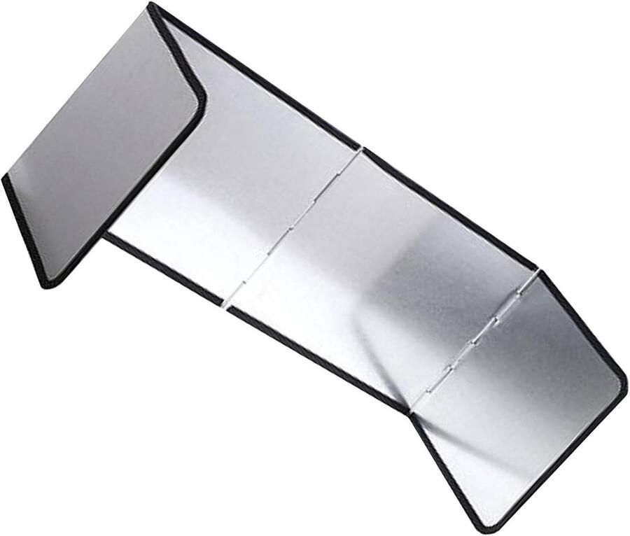 Rvs Spatbescherming Keuken Scherm Koken Beschermen Inklapbaar Ontwerp 76.5 cm Zilver