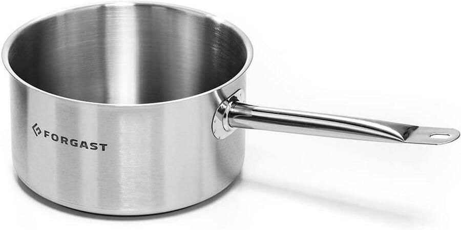RVS Steelpan 4 Liter Geschikt voor Alle Warmtebronnen Inclusief Inductie
