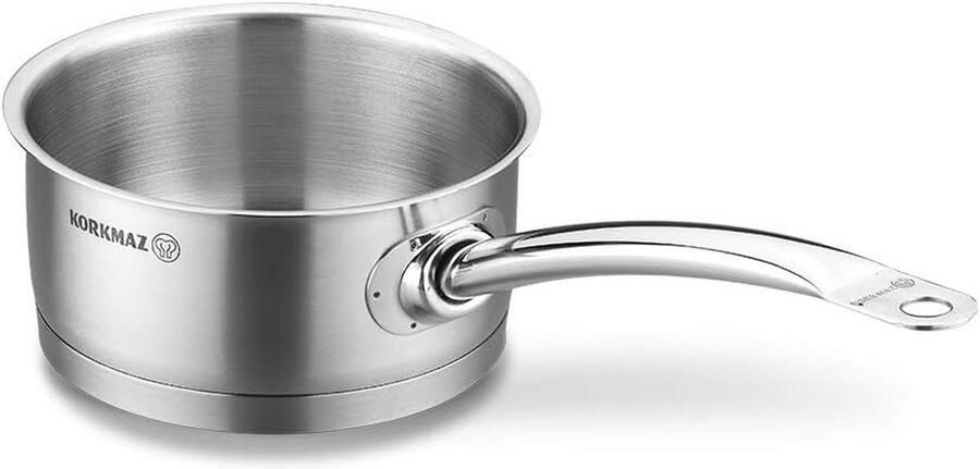 RVS Steelpan met Aluminium Bodem voor Gelijkmatige Warmteverdeling