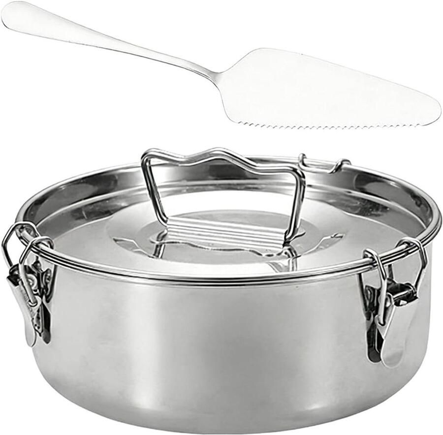 RVS Stoommand Stoominzet Pan Gezond Koken Roestvrij Staal 19 cm Zilver