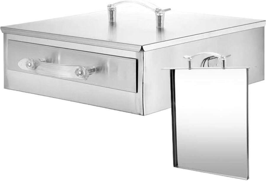 RVS Stoommandje Rijstnoedel Stomer Verse Rijstnoedels Maken Diepe Lade Ontwerp 50 Gram 2x Tray