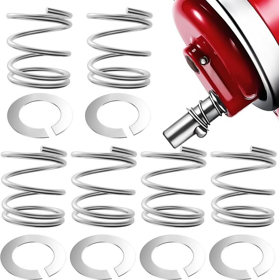 RVS Veer en Wasmachine Set Mixer Onderdelen Apparaten Repareren Snel Installeren 6 Stuks Zilver