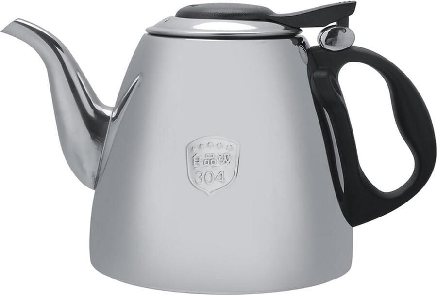 RVS Waterketel met Zwanenhals voor Inductie en Kookplaat 1.2 Liter