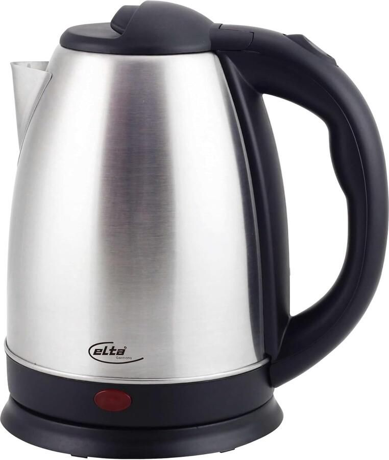 RVS Waterkoker Elektrische Ketel Snel Water Koken Vergrendelde Verwarming 1.7 Liter Zilver Zwart