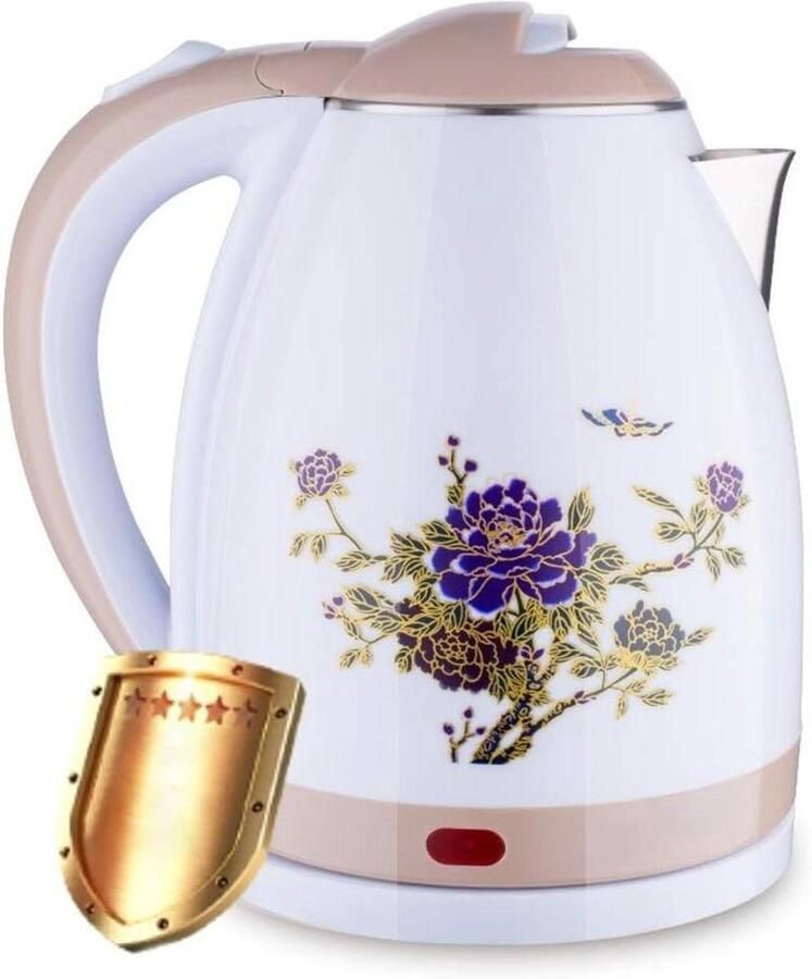 RVS Waterkoker Elektrische Ketel Snel Water Koken Dubbellaags Anti-verbranding 20 Liter Wit