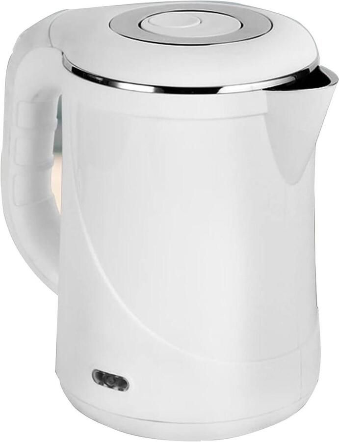 RVS Waterkoker Theepot Elektrisch Snel Water Koken Automatische Uitschakeling 0.8L Wit