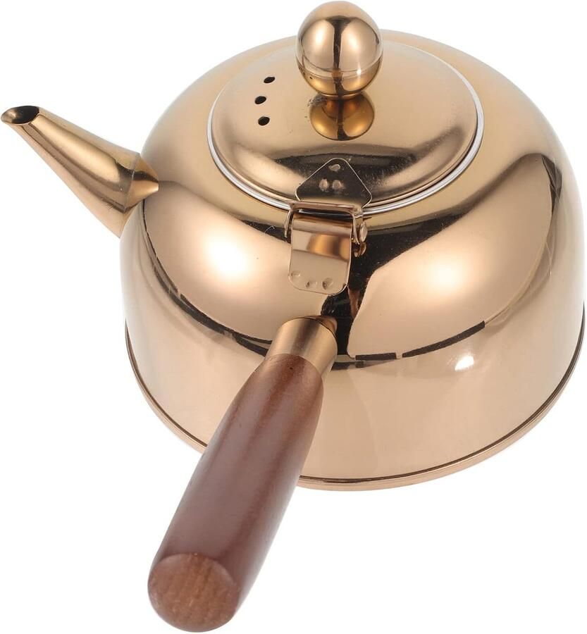 RVS Waterkoker Theepot Met Infuser Water Koken Snelle Verwarming 680 ml Zilverkleurig