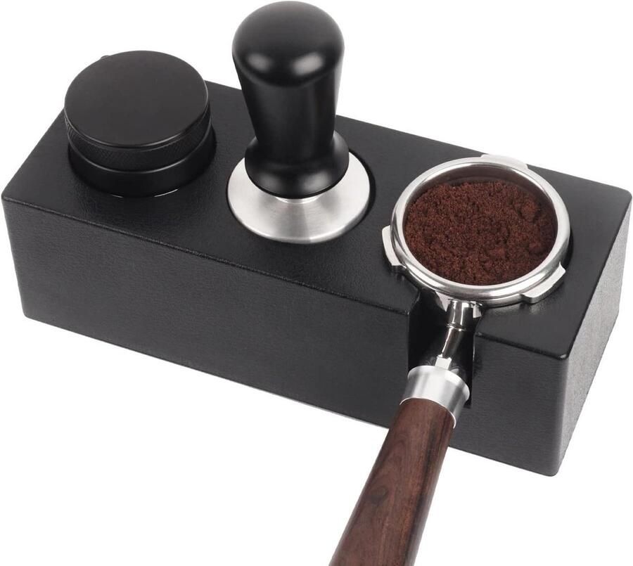 Sabotage Station Koffiehouder Espresso Bereiden Anti-slip ontwerp 54-58mm Zwart