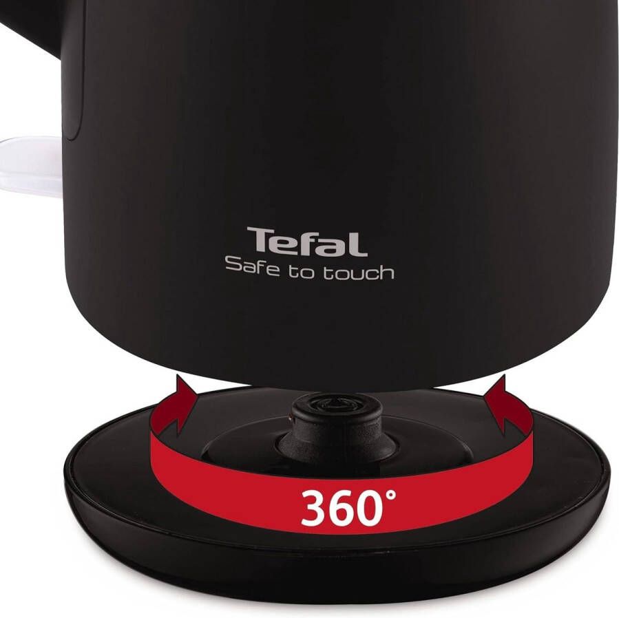 Safe to touch waterkoker Double layer Zwart 2400 W Eenvoudig schoon te maken Automatische uitschakeling 15L capaciteit