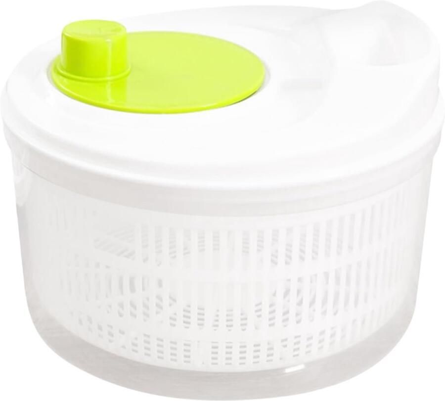 Salade Centrifuge Groente Droger Salades Maken Dubbele Laag 3 Liter Groen