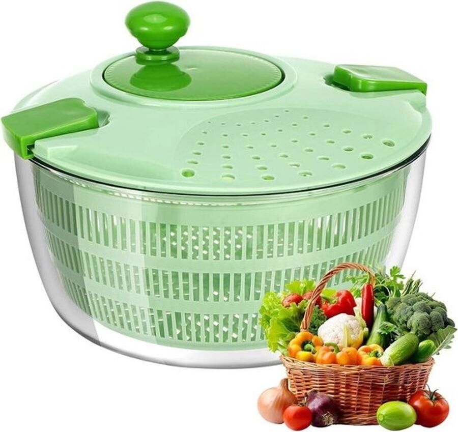Salade Centrifuge met Deksel Effectief Drogen van Groenten
