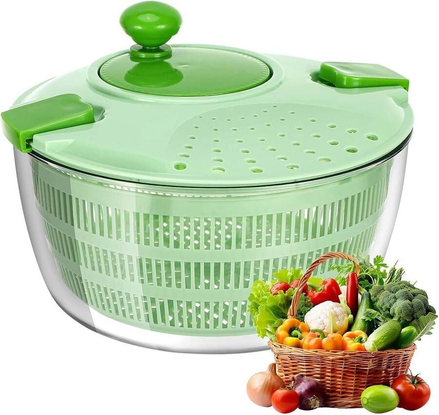 Salade Centrifuge met Deksel Effectief Drogen van Groenten