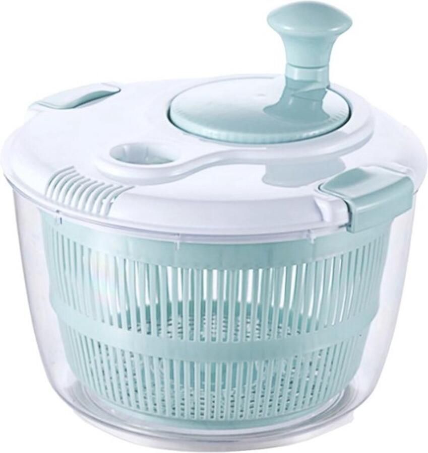 Salade Spinner 5L Capaciteit Veilig en Duurzaam voor Groenten en Fruit