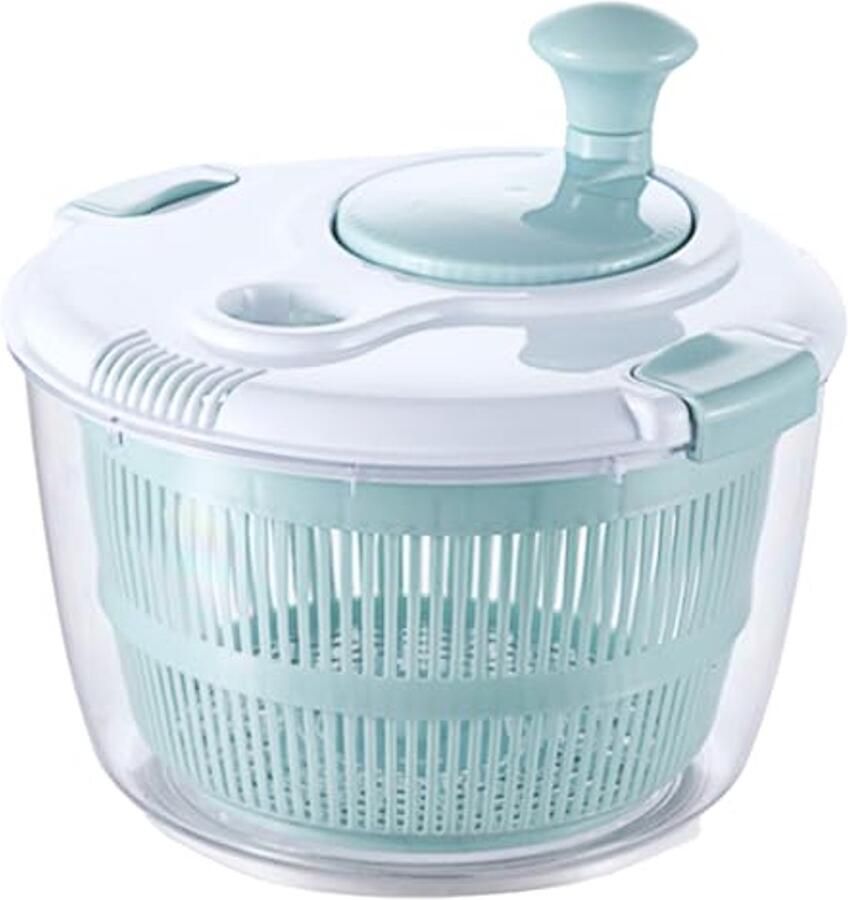 Salade Spinner 5L Capaciteit Veilig en Duurzaam voor Groenten en Fruit