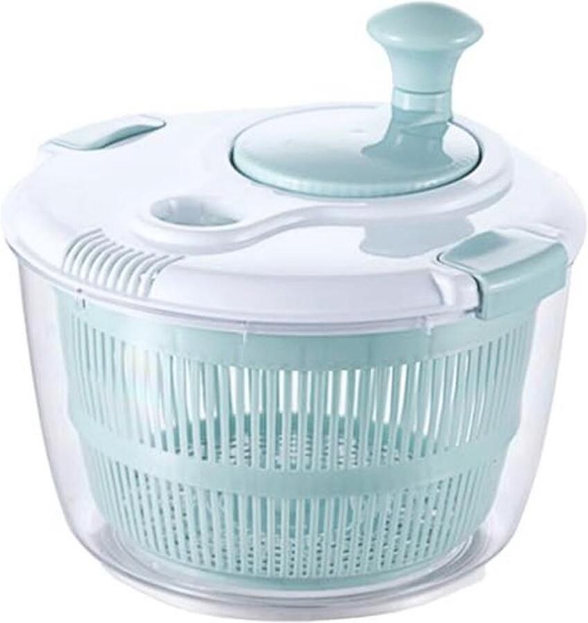 Salade Spinner 5L Capaciteit Veilig en Duurzaam voor Groenten en Fruit