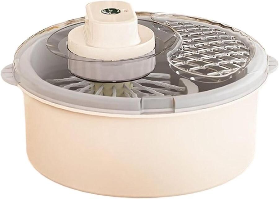 Salade Spinner Groente Wasmand Groente Reinigen Handmatig of Elektrisch 23 x 33 x 23 cm Elektrisch