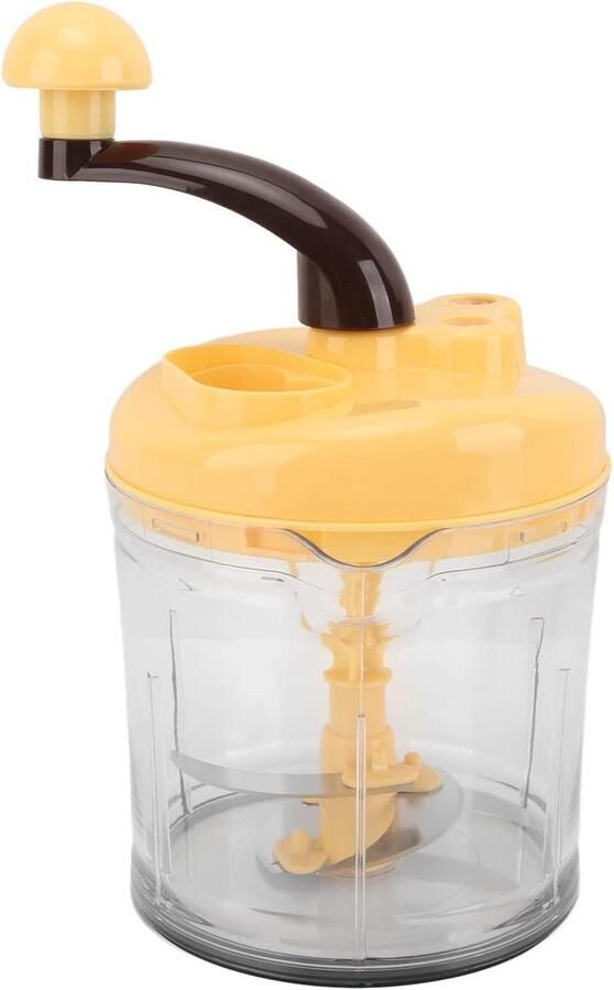 Salade Spinner Groentehakker Mixer Snel Salades Maken Handmatige Draaifunctie Grote Capaciteit Wit