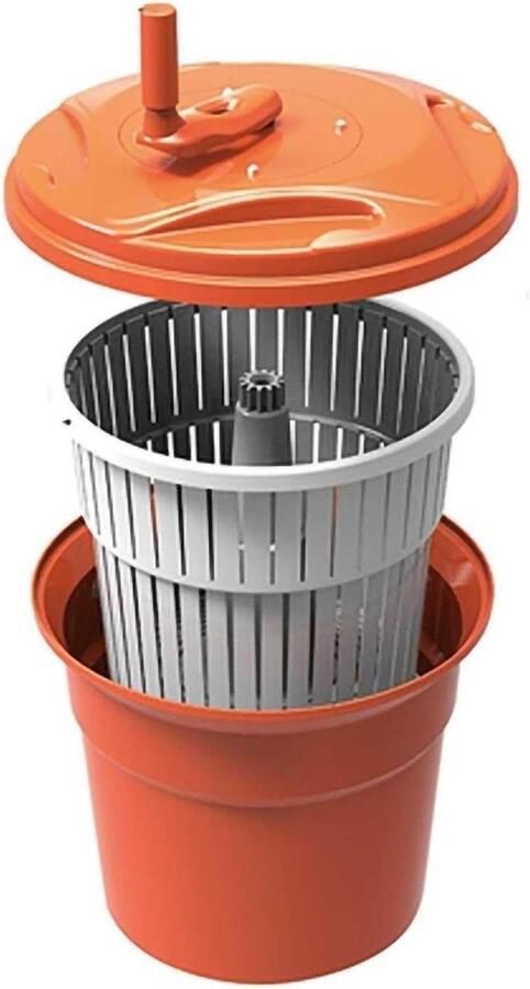 Salade Spinner Sla Droger Keuken Gebruik Grote Capaciteit 5 Gallon Wit