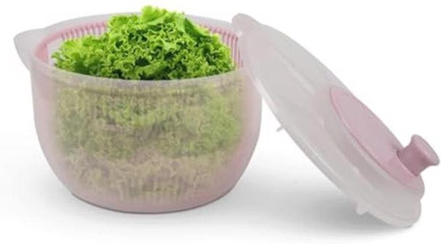 Saladecentrifuge 2 7 liter BPA-vrij 3-in-1 met zeef en slakom Voor verse en knapperige salades