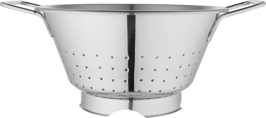 Saladecentrifuge Groente Droger Snel Salades Maken Roestvrij Staal 24 cm Diameter Zilver