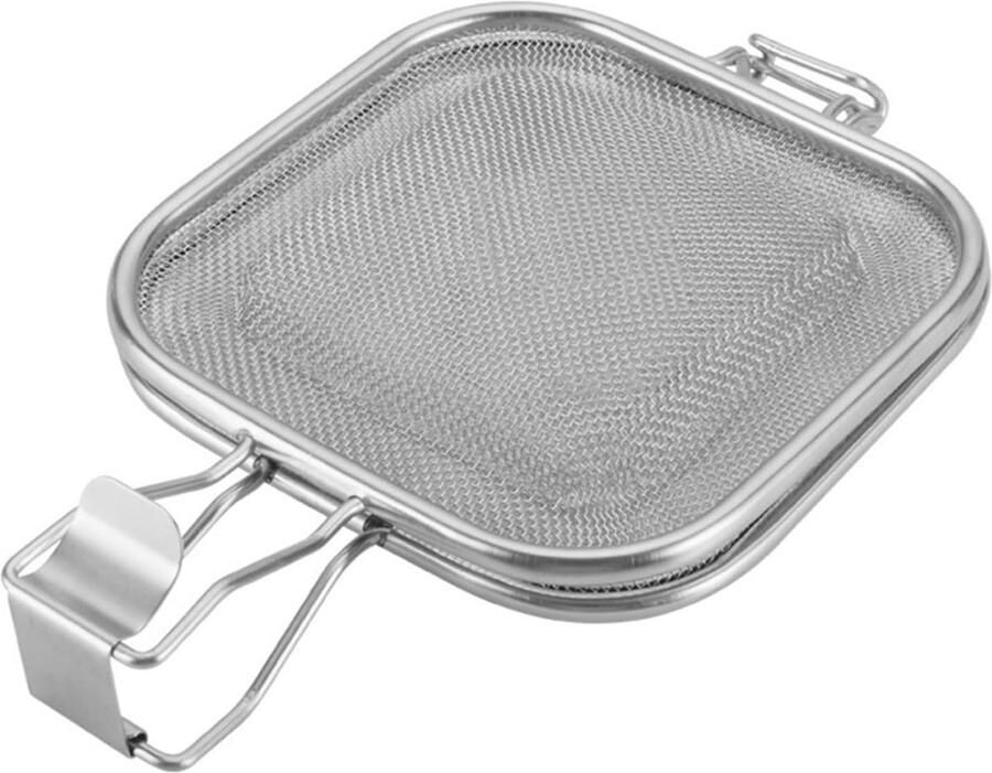 Sandwich Baknet Broodjes Grill Net Broodjes Maken Gelijkmatige Verwarming Zoals Afgebeeld Zilver