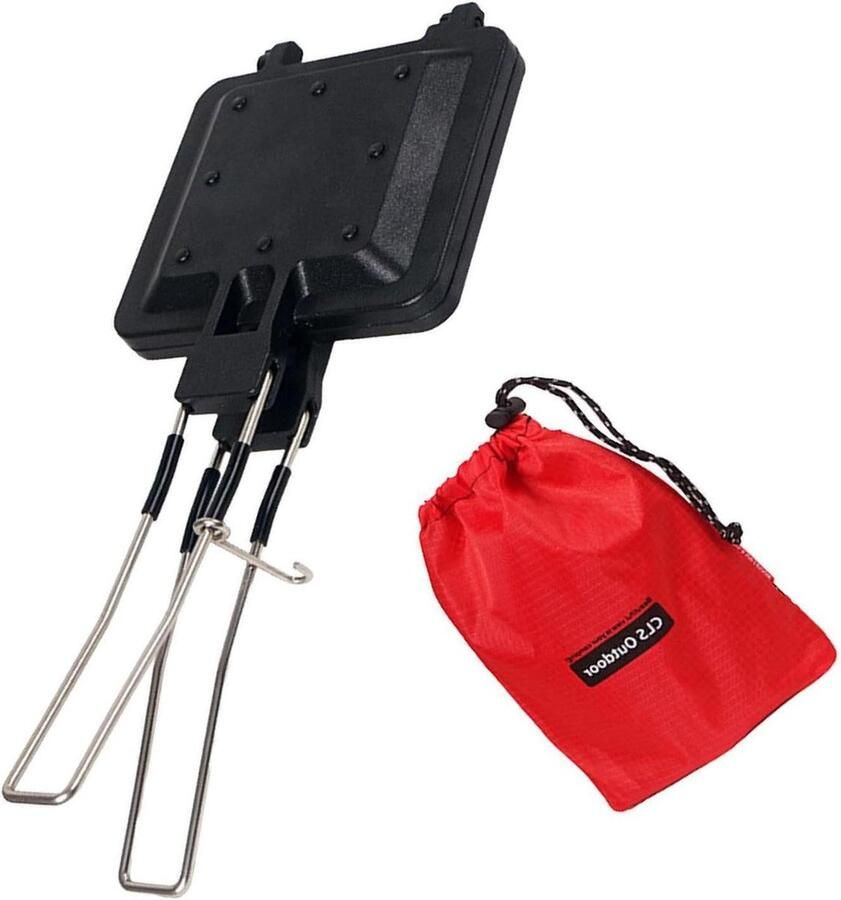 Sandwich Bakplaat Tosti Apparaat Dubbelzijdig Ontbijt Maken Afneembare Bakplaten 17 x 22 x 6 cm Zilver