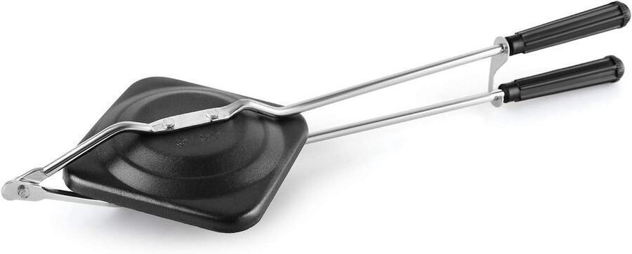 Sandwich Broodrooster Sandwichmaker Pan Lekker Ontbijten Anti-aanbaklaag 395 cm Lengte Zwart